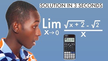 LIMITS CALCULATOR TECHNIQUE/TRICK USING CASIO FX-991 EX CLASSWIZ: Solve Fast (In Seconds)