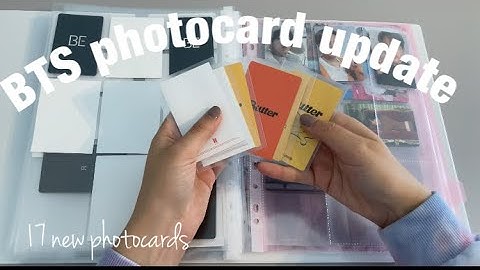 BTS photocard collection | Binder update
