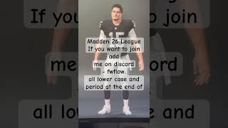 hit me up! #nfl #madden26 #franchise #madden26franchise