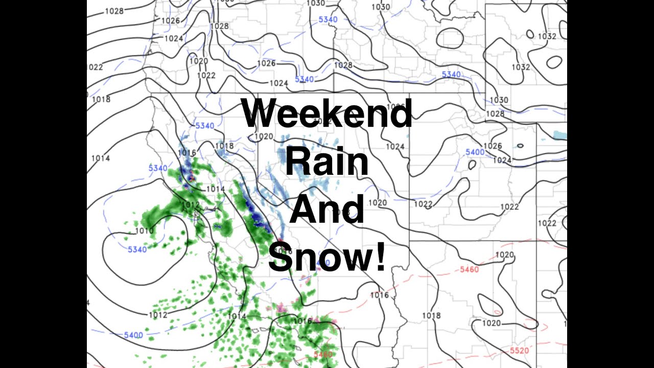 Weekend Rain And Snow For California! The Morning Briefing 1-24-25 ...
