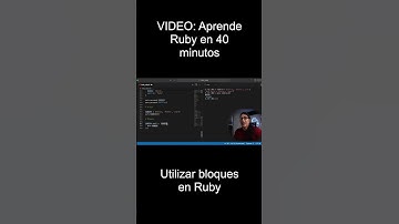Utilizar bloques en Ruby - #programacion #desarrolloweb  #ruby  #viral #youtubeshorts #latam #code