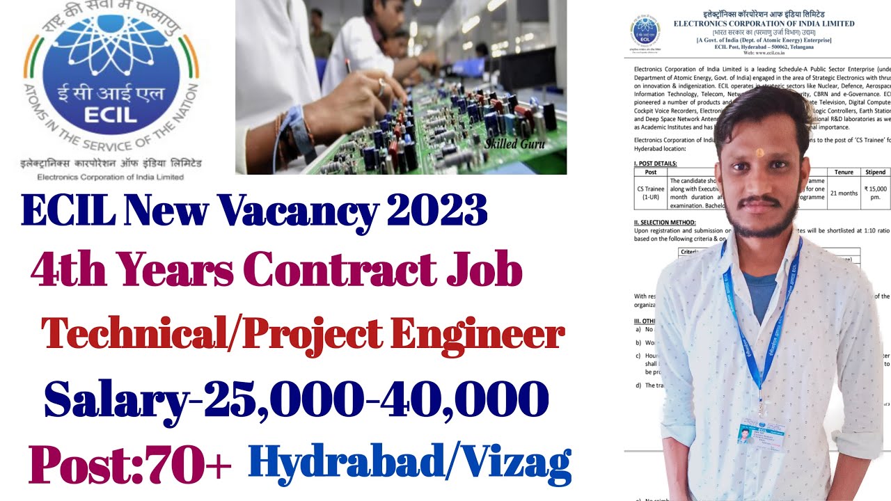 ECIL Recruitment 2023 Ecil New Job Hydrabad Vizag Salary 25 000 ecil-recruitment-2023-ecil-new-job-hydrabad-vizag-salary-25-000