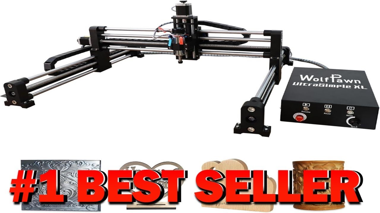 Модернизированный 3-осевой фрезерный станок с ЧПУ для обработки дерева и акрила - B0DLWDPPYH