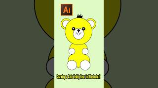 How to Draw a Teddy Bear in Illustrator! | Logo Design using Illustrator!