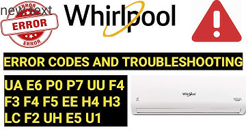 Whirlpool Inverter Air Conditioning all error code and troubleshooting in hindi.error of whirlpool