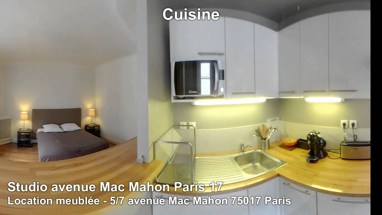Studio avenue Mac Mahon Paris 17