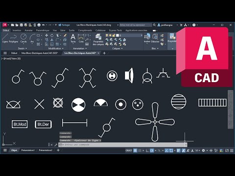 Les BLOCS ÉLECTRIQUES AutoCAD 2022
