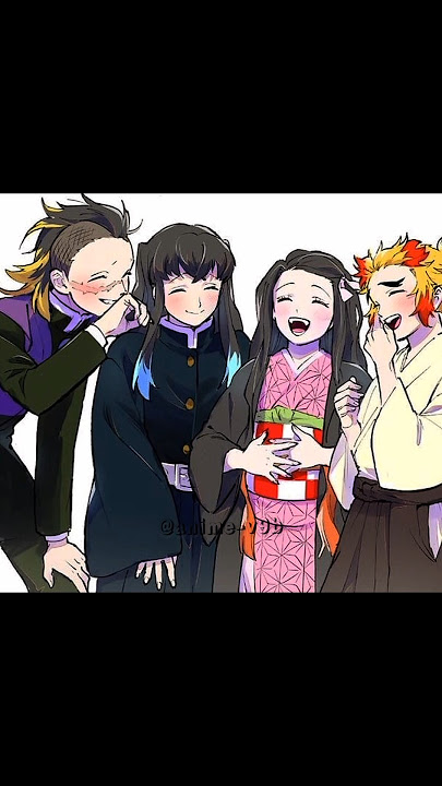 They look so cute together 😍 #demonslayer #kimetsunoyaiba #funnyshorts #nezuko #muichiro #anime