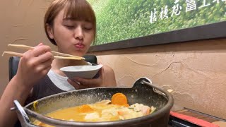 山梨でほうとうたべた！