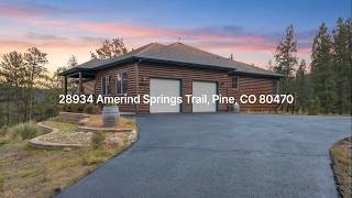 28934 Amerind Springs Trail, Pine, CO 80470 - Walk Through Video