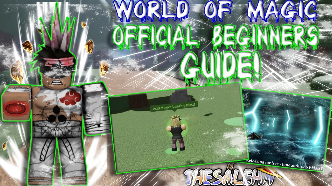 Official Beginners Guide For World Of Magic Roblox World Of Magic