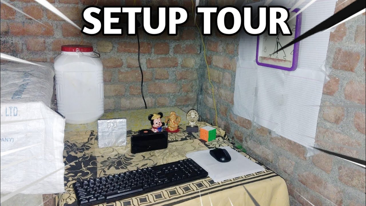 Mythpat Setup Garib ka gaming setup| setup tour @TechnoGamerzOfficial @GoldDiceGaming ...