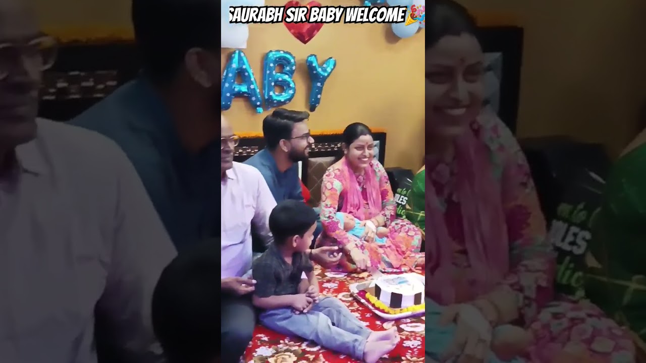 welcome baby 🥰... saurabh sir son 😘... 
