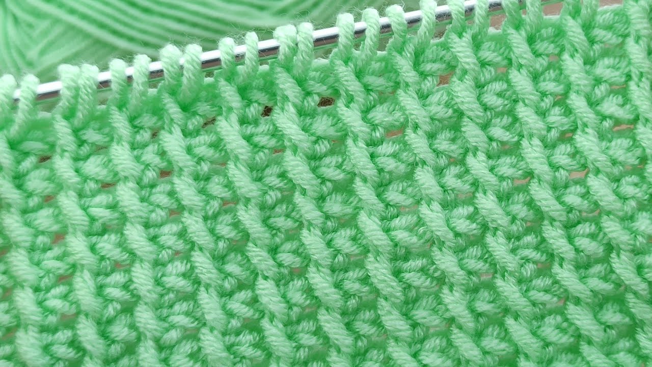 GREAT👌💯 *tasarım*~Trend~ *Super easy tunisian* knitting pattern online tutorial for new learners