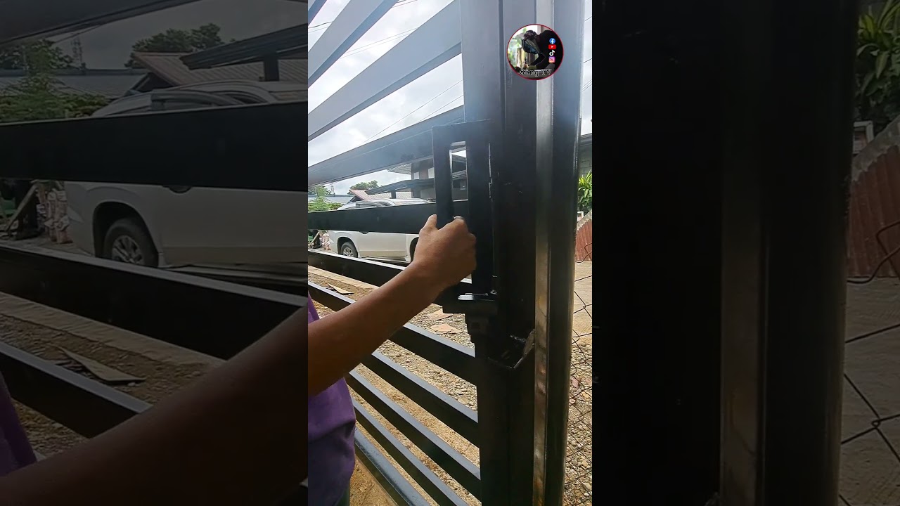Sliding Gate Lock #gatelock #lock #latch #GongTV