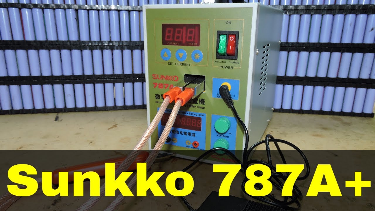 Sunkko 787A+ Banggood Spotwelder - YouTube
