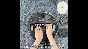How to replace Ecovacs X1 T10 parts  Side brush, roller, mop, roller #robotvacuum
