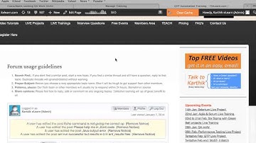 Selenium LIVE Project Session 1 Welcome and Orientation