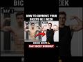 How to increase your biceps in just one week