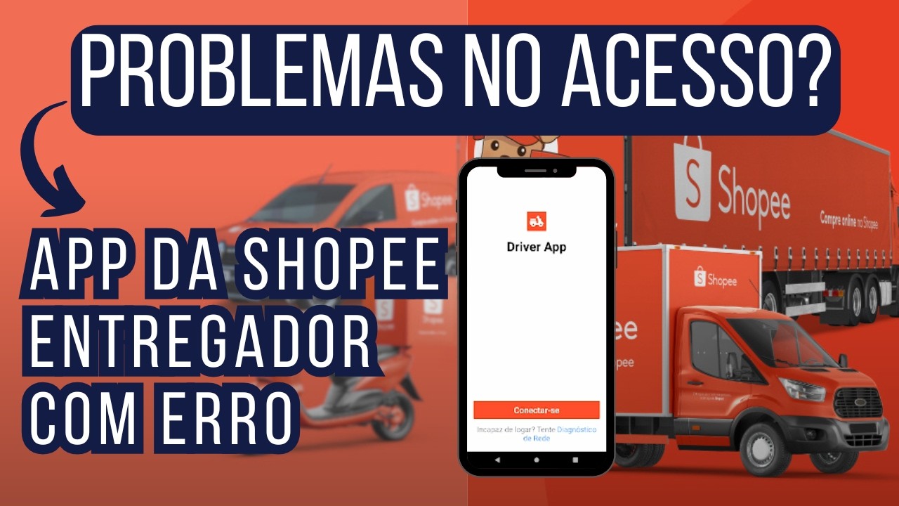Aplicativo SHOPEE ENTREGADOR | Como BAIXAR CORRETAMENTE e corrigir ERRO ...