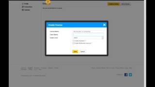 Create EasyClass Course