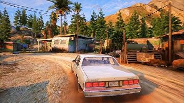 GTA 5 Ultra Ray Tracing Graphics Mod Gameplay On RTX 3080 Maxed Settings And Realistic Vegetation