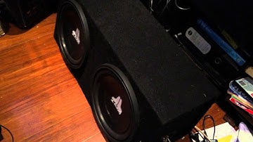 2 JL Audio W3V2 in enclosure