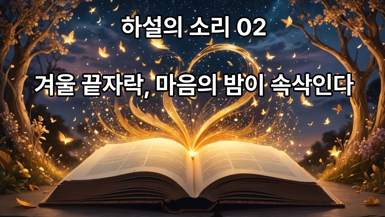 하설의 소리 02 │ 밤을 건너는 우리들을 위한 이야기― 밤의 문을 여는 사람들 (5분 힐링 낭송)