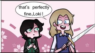 Loki is genderfluid comic dub