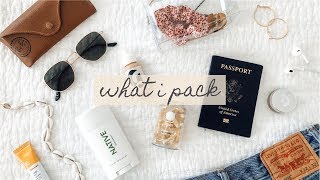 what i pack ~ 1 month in a carry on!