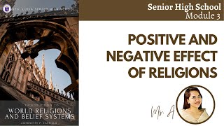 Positive and Negative Effect of Religions (Taglish Video Lesson)