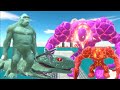 Will the Lava Golem Brothers be able to defeat this Green Mud King Kong + Black Mamba Team - ARBS !!