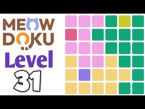 Meowdoku Level 31 preview