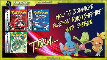 How to Download Pokemon Ruby/Saphire & Emerald "Tutorial+Download"