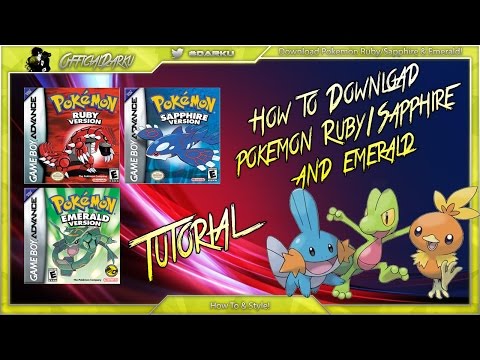 How to Download Pokemon Red/Blue & Yellow! (HD 1080p) Tutorial+Download 