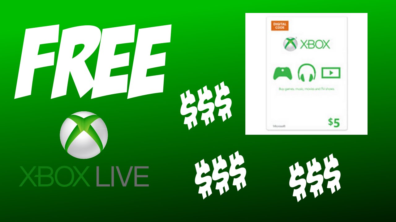 Closed | Free Xbox 5$ Gift Card Give Away!!! - Youtube