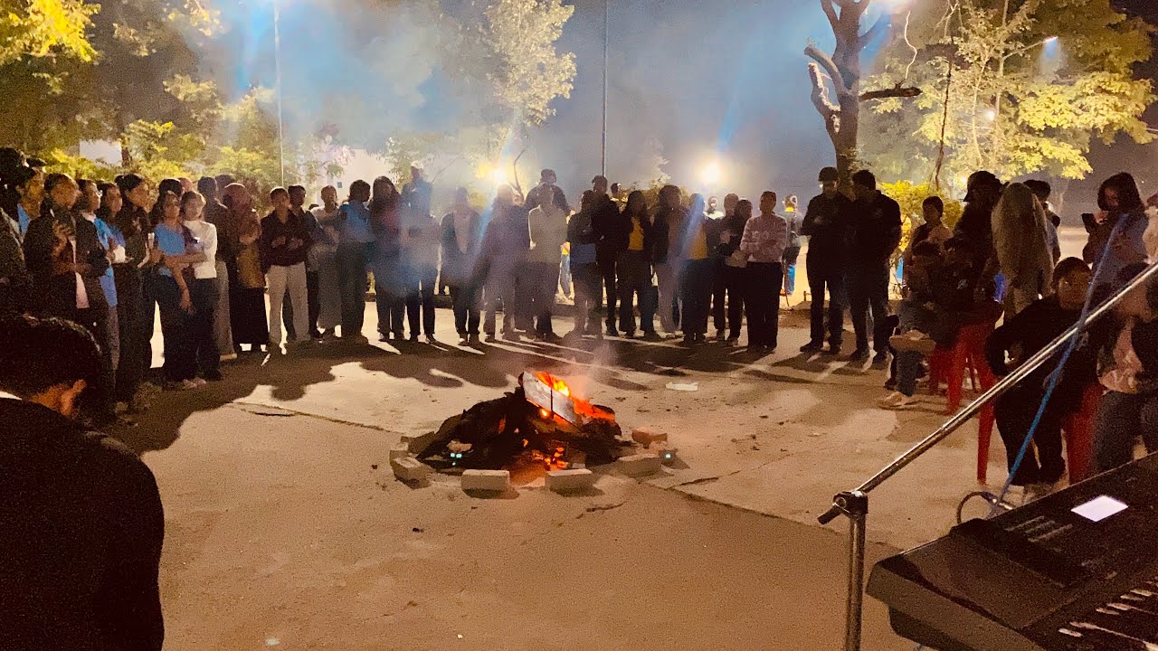 Born Fire 🔥 Night in College 😍