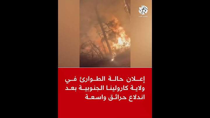 إعلان حالة الطوارئ في ولاية كارولينا الجنوبية بأميركا بعد اندلاع حرائق واسعة