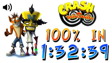 Crash Twinsanity 100% Speedrun in 1:32:39 (Live Commentary)