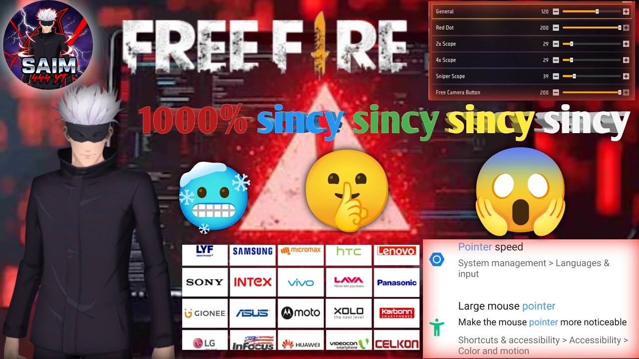 Free fire headshot setting1000% 😱 || Desert Eagle Reload Headshot Trick || Free Fire