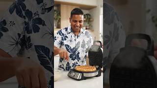 Making Perfect Golden Waffles in 30 Seconds! ✨🧇 #Viral