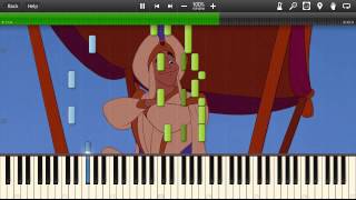 Aladdin - Prince Ali - Synthesia Piano Solo Tutorial chords