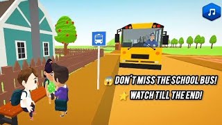 School Bus Driving Game 🚌 | Pick Up School Kids | Funny & Satisfying Gameplay screenshot 2