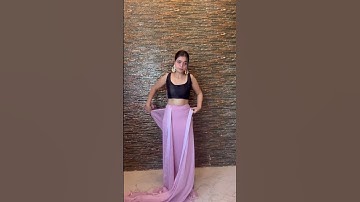 Saree Drape Tutorial | Part-1 #shorts #sareedrapping #howtowearsaree | Santoshi Megharaj