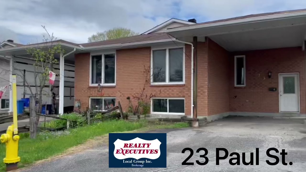 For Sale 23 Paul St. North Bay YouTube