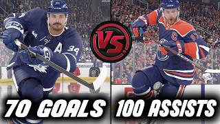 70 GOALS vs 100 ASSISTS - Which Is Easier In NHL 24?