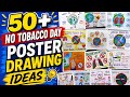 50+ World No Tobacco Day Poster Drawing Ideas | Anti Tobacco Day Poster l World No Tobacco Day l