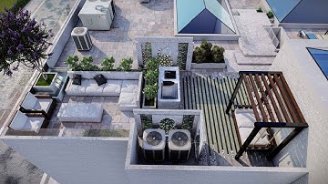 Rooftop Architecture and design | Roof top garden tour