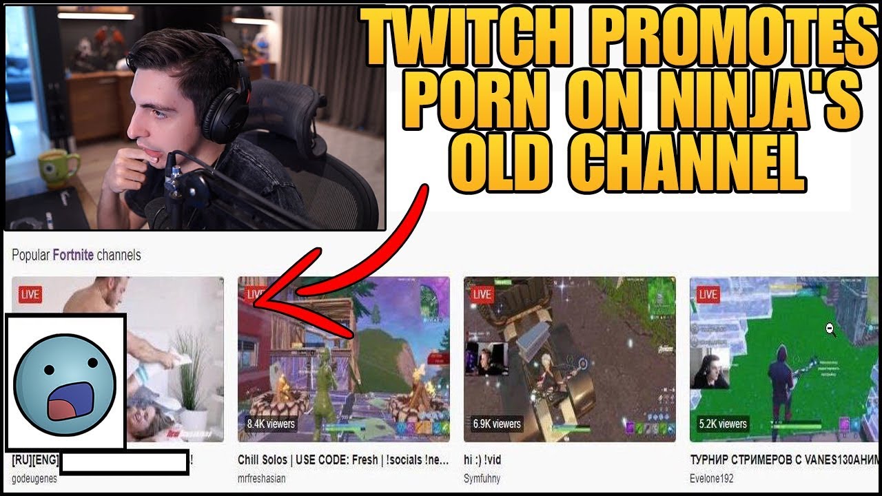 Shroud Reacts to Twitch Accidentally Promoting Porn on Ninja's Twitch  Channel - With Twitch Chat - YouTube