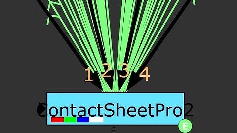 NUKE tool - ContactSheetPro Demo